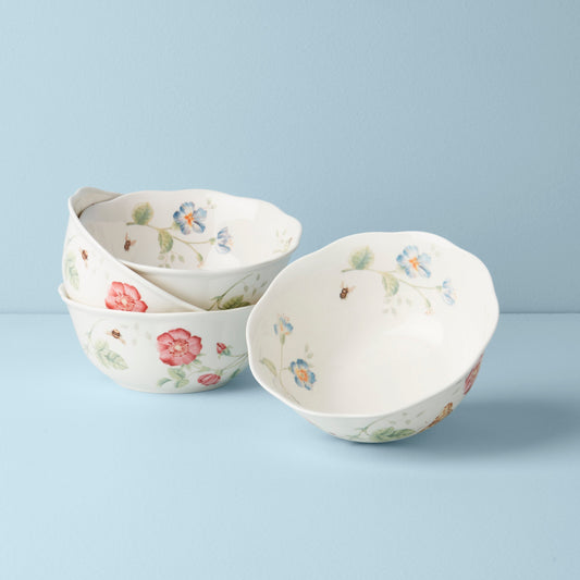 Butterfly Meadow 4-Piece Large All-Purpose Bowls